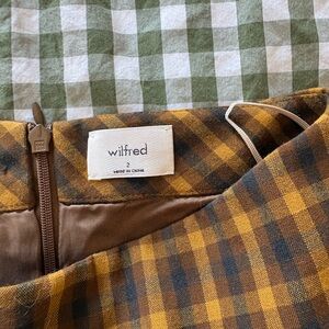 Wilfred Checkered Mini Skirt